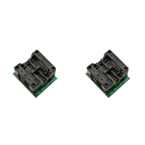 2Pcs SOP8 to DIP8 SOP8 Turn DIP8 SOIC8 to DIP8 IC Socket Programmer Adapter Socket for Wide 200Mil