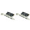 2X 4Port USB3.0 PCI-E Expansion Card PCI Express USB 3.0 Hub Adapter 5Gbps Riser Controller Extender with  Power 1