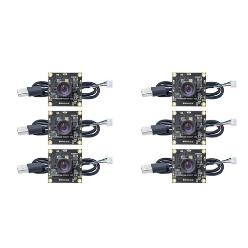 6 Pcs OV9732 100 Degrees 1280x720 30fps Camera Module for Autodarts Io with 2M Cable,PCB SIZE:32x32mm, Camera Module