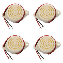 4X SFM-27 3-24V 12mA Industriale Suono Continuo Buzzer Elettronico