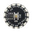 2X 16Modes Button Flow Light Battery Control Wireless LED Lamp Flashing/Rotating/Gradient Light Toy Model White 2
