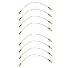 8X MCX Male to SMA Female RG316 Low Loss Pigtail Adapter Cable 21cm/8.3in