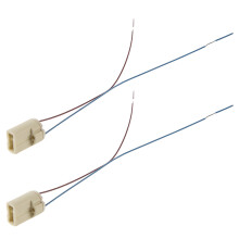 2X Socket G9 Ceramic Light Holder 2A 250V