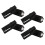 8Pcs Black Battery Holder for 3 x 1.5V AAA Batteries Flashlight Torch 1