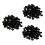 300 Pcs Black Sponge Earbud Headphone Cap Ear Pads Cover Replacement 1