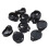 40pcs Black Round Button Battery Holder Case for CR2032 2016 2025 2