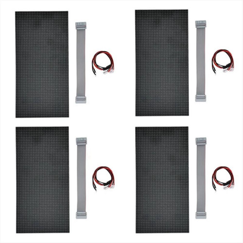 12Pcs P5 Indoor LED Screen Panel 64X32 LED Display Module 16 Scan Full Color LED Electronic Screen Display 320X160mm 1