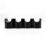12pcs HIFI Cable Stand Booster Holder Support Frame Anti-Shock Foot Multi-Function Speaker Cable Trailing Pad Black 5