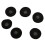 300 Pcs Black Sponge Earbud Headphone Cap Ear Pads Cover Replacement 2