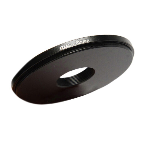 (62mm) Aluminum Microscope Objective Lens RMS Thread to M42/49/52/58/62/67 DSLR Camera Adapter Rings Multicolor