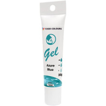 Fødevarefarver Gel BLÅ AZUR 30g