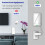 Router Wall Mount Bracket Suitable for  Deco BE63/BE65/BE10000 Mesh Wifi7 Router Saving Space 3PCS 3