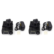 2X USDR USDX+ V2 Transceptor SDR de 8 Bandas SSB QRP LCD com Display Alto-Falante Microfone Transceptor com Plugue UE