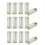 Flashlight Cylindrical 3 X AAA Battery Plastic Holder Box 15Pcs 1