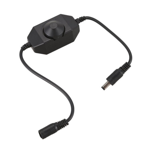 10X 12V / 24V 6A LED Dimmer Controller Adjust Brightness for Easy Color Clear, Black 1