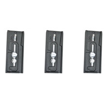 3X BEXIN 501PL Plaque de Dégagement Rapide étendue P200 pour Plaque de Dégagement Rapide de Tête Hydraulique Benro S4 120 MM