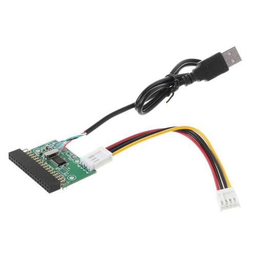 2X Conector de Unidade de Disquete de 1,44 MB e 3,5 Polegadas 34 Pinos para Adaptador de Cabo USB Placa PCB, Disco USB para Disquete A 2