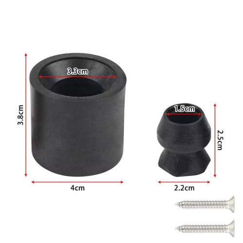 Trailer Door Holder Kit Deformation Proof Protective for Most RV Trailer 6Pcs 2