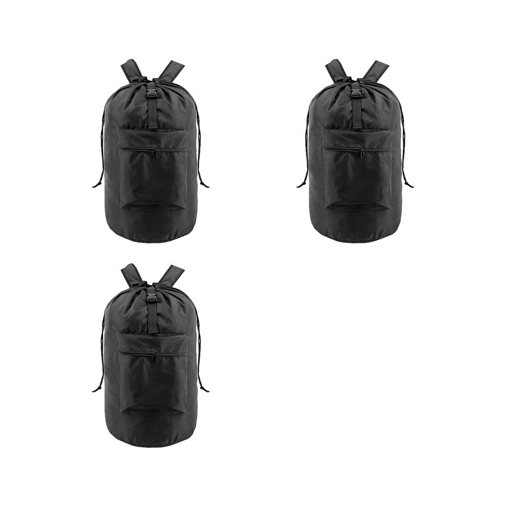 3X Laundry Basket Backpack Waterproof Clothes Laundry Basket Large Capacity University Dormitory Laundry Bag 6033892415311