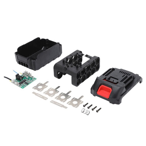 5X Power Tools Case BMS 21V Battery Storage Box for Wireless Electric Angle Grinder Cutting 18650 Battery Case 1