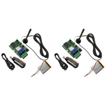 2X RTU5015 Scheda Remota GSM con Due Ingressi Allarme e un'Uscita Relè e Batteria di Controllo SMS per Allarme di Spegnimento