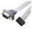 3X DB9 RS232 to 10 Pin Ribbon Cable Connector Adapter 4