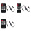 3X RF Remote Controller LED Dimmer DC5V-24V Brightness Adjustment 14-Key Dimmable Connector  for LED Strip Light 1