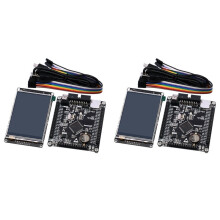 2X STM32F407VET6 Entwicklungsboard Cortex-M4 STM32 Minimum System Learning Board ARM Core Board + 3,2 Zoll LCD TFT Bildschirm