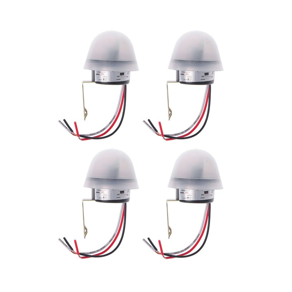 4X Automatic Auto Off Photocell Street Lamp C Ac 220V 50-60Hz 10A Photo Control Sensor Light 6031743503859