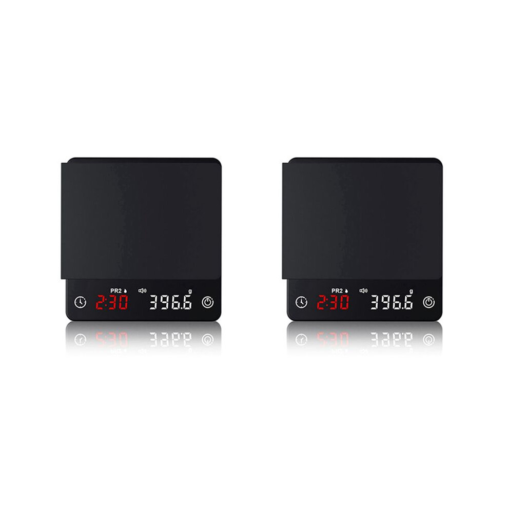 2X Kitchen Scale Weighing Precision Digital Coffee Scale Espresso With Timer 6033044888482
