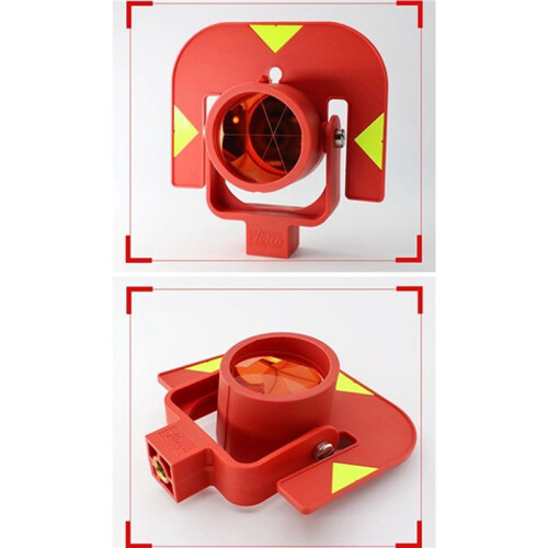 2X GPR111 ROTES Einzelprisma für Swiss Style Totalstation 2