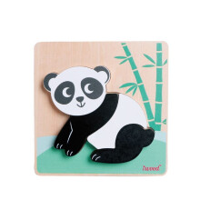 IWOOD Puinen Panda Eläinpalapeli