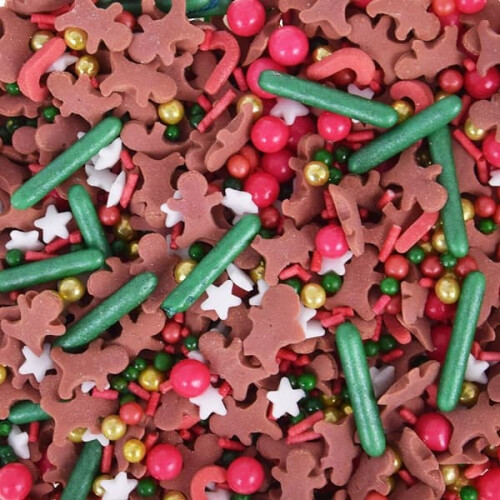 Sukkerstrøssel 50 g peberkagekonfetti