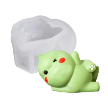 (2) 3D Dinosaur Silicone Candle Molds for Epoxy Resin Handmade Candle Soap Chocolate Mould Fondant Silicone Mould Cake Molds Multicolor