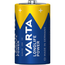 Alkaline batterij D 1,5 V hoge energie 2-blister