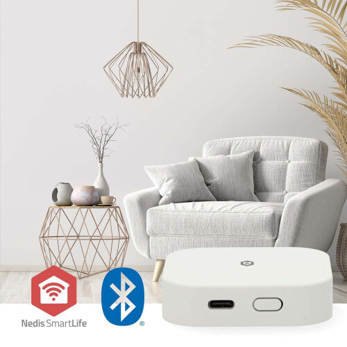 SmartLife Gateway | Bluetooth / Zigbee 3.0 | 50 apparaten | USB-voeding | Android / iOS | Wit