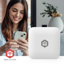 SmartLife Waterdetector | Zigbee 3.0 | Werkt op batterijen | Maximale batterijduur: 12 maanden | Wit