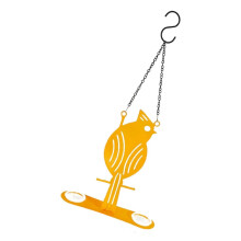 Open Design Oriole Bird Feeder Cup with Secure Hanging Chain for Outdoor Bird Feeding Station Multicolor