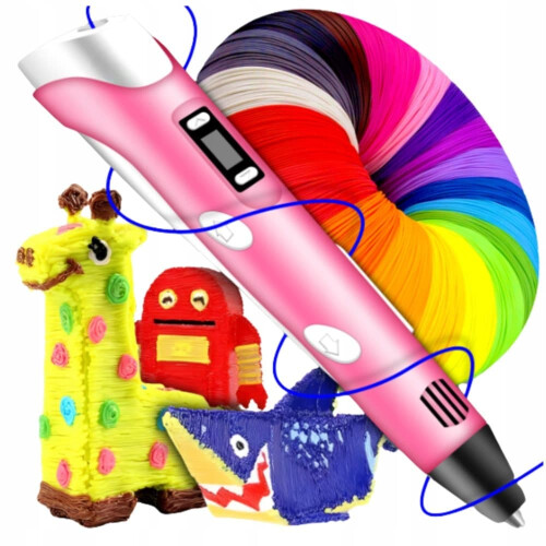 3D-PEN TIL BØRN 3D-PRINTER MAGISK 3D-PEN + REFILLS GAVE