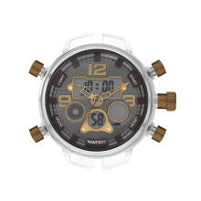 WATXANDCO RWA2820 rannekello. Laatikko, ruskea. Unisex.