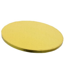 Rund kagebund TYK GULD 28x1,2 cm
