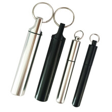 (Style A) Multipurpose Metal Toothpick Container Convenient Waterproof Pills Organizers For Hiking Camping Business Trip 2 Tone Selection Multicolor