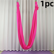 (1 Piece Pink) Niedrigelastische Aerial-Yoga-Hängematte – leicht, geeignet für alle Fitnessniveaus mit Anti-Flug-Stabilität, /