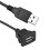 2X Car Dash board Flush Mount USB Male to Female Socket Extension Panel Cable 1M 8