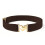 (Coffee Brown) 1 Stück elastischer Gürtel, verstellbarer Gürtel, flexibler, elastischer, bequemer Bund, herzförmiger Kindergürtel, 1