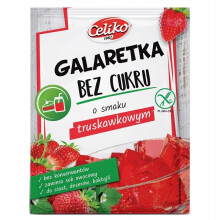 Celiko sukkerfri glutenfri jordbærgelé 14g