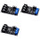 3X PT100 Termistor de Platino RTD Sensor de Temperatura Termopar Transmisor Módulo MODBUS RTU RS485 1