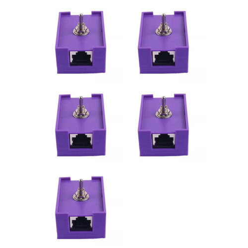5X Network RJ45 LAN CAT5/CAT6 Twisted Pair Control  Toggle  Network Cable