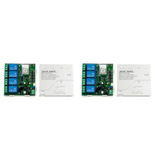 2X 4CH Tuya Zigbee   Module 85-250V Relay  Home Remote Control Works com Gateway para Alexa  Home