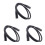 3X CAT6 Ethercon Cable EtherCON-Compatible RJ45 Connector for Studio Setups, Touring, Stage Production, Concerts 1 Meter 2